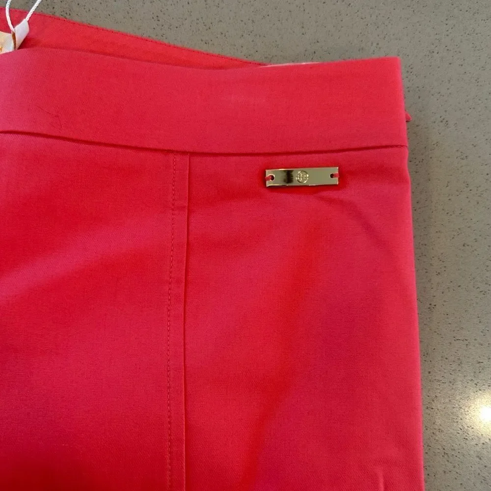 BRAND NEW WITH TAG! Tory Burch Women's Callie Skinny Pants Pink Color Size 4